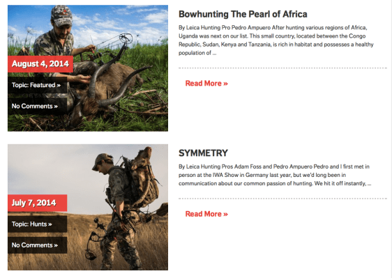 Leica Hunting blog Pedro Ampuero